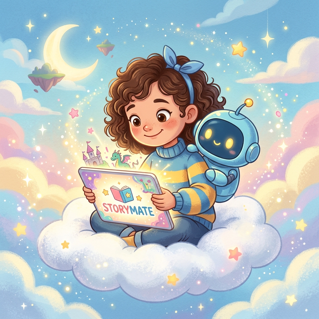 Cute children reading